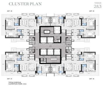 Image of 2560 Sq.ft 3 BHK Apartment / Flat for sale in Downtown 66, Sector 66, Gurgaon for Rs. 53000000