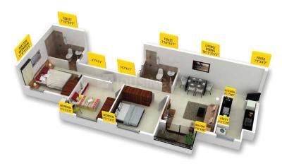 Image of 882 Sq.ft 2 BHK Apartment / Flat for sale in Provident Sunworth City, Kambipura, Bengaluru for Rs. 9600000