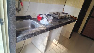 Kitchen Image of 725 Sq.ft 1 BHK Apartment / Flat for rent in Giriraj Enclave, Kalamboli Navi Mumbai for Rs. 16000