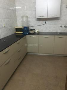 Kitchen Image of 1250 Sq.ft 3 BHK Builder Floor for rent in Khirki Extension New Delhi for Rs. 28000