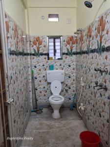 Bathroom Image of 1200 Sq.ft 2 BHK Apartment / Flat for rent in Bansdroni Kolkata for Rs. 15000