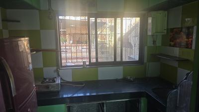 Kitchen Image of 1200 Sq.ft 3 BHK Apartment / Flat for rent in Yashwant Arcade CHS, Kopar Khairane Navi Mumbai for Rs. 55000