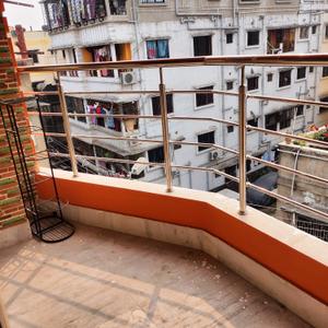 Balcony Image of 975 Sq.ft 3 BHK Apartment / Flat for sale in Kutighat Kolkata for Rs. 3700000