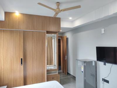 Bedroom Image of 680 Sq.ft 1 RK Builder Floor for rent in Sector 46 Gurgaon for Rs. 24000