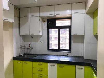 Kitchen Image of 608 Sq.ft 1 BHK Apartment / Flat for sale in Raunak City 2, Kalyan West Kalyan for Rs. 4100000