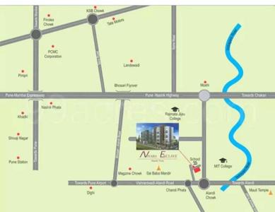 Image of 680 Sq.ft 1 BHK Apartment / Flat for sale in Nivara Enclave, Alandi, Pune for Rs. 3400000