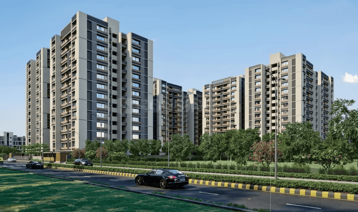 2296 Sqft 3 BHK Flat for sale in Shiv Shivalay Sharnam | Kudasan ...