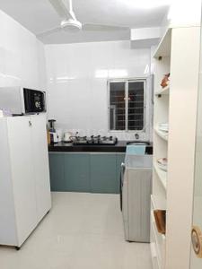 Kitchen Image of 630 Sq.ft 1 BHK Apartment / Flat for rent in Shaligram Plush, Thaltej Ahmedabad for Rs. 16000