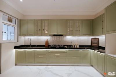 Kitchen Image of 2150 Sq.ft 4 BHK Apartment / Flat for sale in Shubh VEDA Tower E F G and Block 8, Akurdi Pune for Rs. 16000000