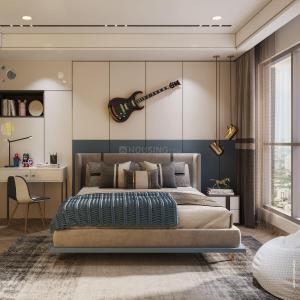 Bedroom Image of 820 Sq.ft 2 BHK Apartment / Flat for sale in Chandak GreenAiry, Borivali East Mumbai for Rs. 19900000