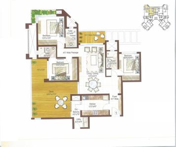 Image of 1241 Sq.ft 3 BHK Apartment / Flat for sale in Ashford Royale, Bhandup West, Mumbai for Rs. 26100000
