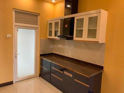 Kitchen Image of 7500 Sq.ft 4 BHK Builder Floor for rent in Sushant Golf City Lucknow for Rs. 30000