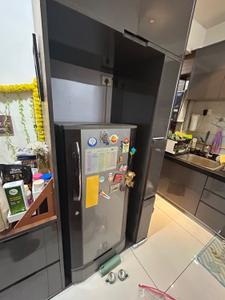 Kitchen Image of 2150 Sq.ft 3 BHK Apartment / Flat for rent in Rajeshri Maruti Aamrakunj 2, Sargasan Gandhinagar for Rs. 35000