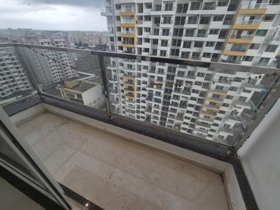Balcony Image of 1390 Sq.ft 3 BHK Apartment / Flat for rent in Jayanti Nagari VII Wing E F, Besa Nagpur for Rs. 29000