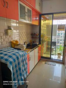 Kitchen Image of 600 Sq.ft 1 BHK Apartment / Flat for sale in Thakurli Thane for Rs. 5000000