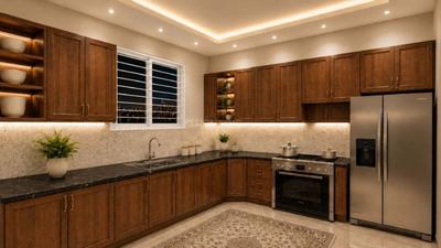 Kitchen Image of 2500 Sq.ft 3 BHK Independent House for sale in Ollur Thrissur for Rs. 19500000