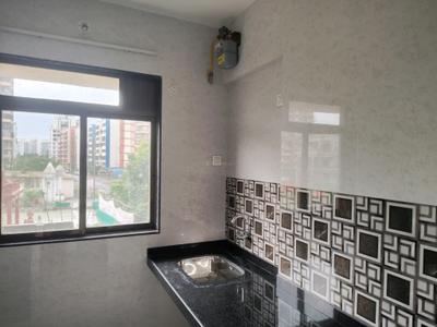 Kitchen Image of 480 Sq.ft 1 BHK Apartment / Flat for rent in Unique Greens, Thane West Thane for Rs. 16603