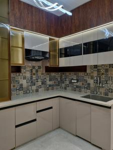 Kitchen Image of 810 Sq.ft 3 BHK Apartment / Flat for sale in Hans Luxury Floor, Razapur Khurd New Delhi for Rs. 5500000