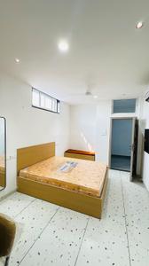 Bedroom Image of 650 Sq.ft 1 RK Builder Floor for rent in Indra Puri Colony Indore for Rs. 10000