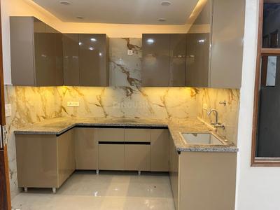 Kitchen Image of 1000 Sq.ft 3 BHK Builder Floor for sale in Rajpur Khurd Extension New Delhi for Rs. 6800000