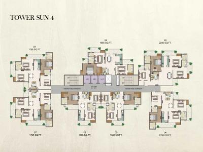 Image of 1335 Sq.ft 3 BHK Apartment / Flat for sale in Migsun Atharva , Raj Nagar Extension, Ghaziabad for Rs. 11000000