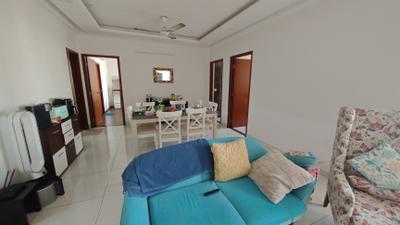 Living Room Image of 1570 Sq.ft 3 BHK Apartment / Flat for rent in Puravankara Westend, GB Palya Bengaluru for Rs. 70000