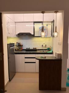Kitchen Image of 450 Sq.ft 1 RK Studio for sale in Sanskar City, Sunrakh Bangar Vrindavan for Rs. 4500000