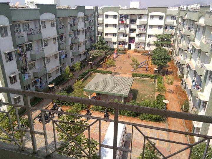 Balcony Image of 567 Sq.ft 1 BHK Apartment / Flat for sale in Dwarka City, Aambethan Pune for Rs. 1850000