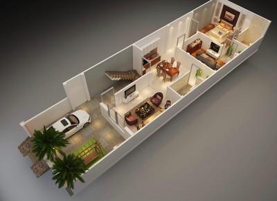 Image of 1600 Sq.ft 3 BHK Independent House for sale in Mati, Lucknow for Rs. 6700000