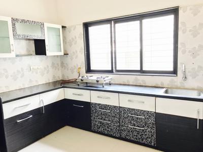 Kitchen Image of 1200 Sq.ft 1 BHK Apartment / Flat for rent in Shyamal Ahmedabad for Rs. 30000