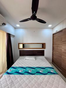 Bedroom Image of 1450 Sq.ft 3 BHK Apartment / Flat for rent in Paradise Sai World City, Panvel Navi Mumbai for Rs. 40000