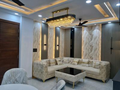 Living Room Image of 1250 Sq.ft 4 BHK Apartment / Flat for sale in Saarthi Affordable Homes, Uttam Nagar New Delhi for Rs. 10500000
