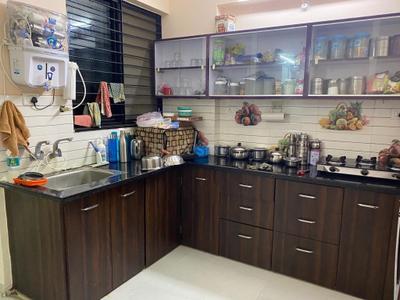 Kitchen Image of 1450 Sq.ft 3 BHK Apartment / Flat for rent in Sudama Nagar Indore for Rs. 25000