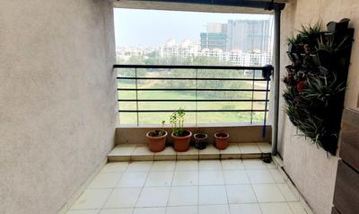Balcony Image of 1300 Sq.ft 2.5 BHK Apartment / Flat for rent in Kumar Kruti, Kalyani Nagar Pune for Rs. 50000