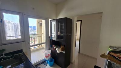 Kitchen Image of 570 Sq.ft 2 BHK Apartment / Flat for rent in Godrej Infinity, Mundhwa Pune for Rs. 38000