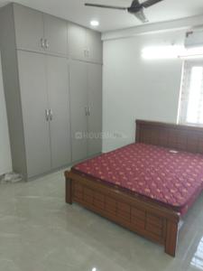 Bedroom Image of 1100 Sq.ft 2 BHK Builder Floor for rent in Gachibowli Hyderabad for Rs. 39000