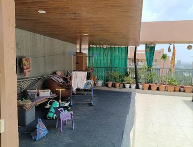 Balcony Image of 1200 Sq.ft 3 BHK Apartment / Flat for rent in Parmeshwar Trident, Chandkheda Ahmedabad for Rs. 45000