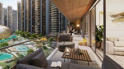 Balcony Image of 2205 Sq.ft 3 BHK Apartment / Flat for sale in Elan The Presidential, Sector 106 Gurgaon for Rs. 45000000