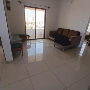 Hall Image of 727 Sq.ft 3 BHK Apartment / Flat for rent in Nirmaan One, New Gotri Vadodara for Rs. 22000
