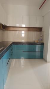 Kitchen Image of 1024 Sq.ft 2 BHK Apartment / Flat for rent in Shapoorji Pallonji Joyville Sensorium, Maan Pune for Rs. 26000