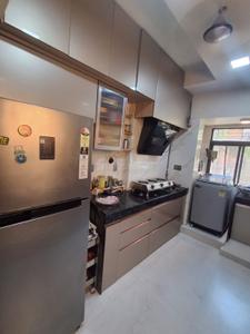 Kitchen Image of 600 Sq.ft 2 BHK Apartment / Flat for rent in CH Medha CHSL, Kandivali West Mumbai for Rs. 42000