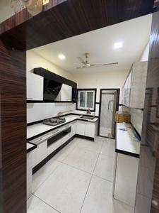 Kitchen Image of 1000 Sq.ft 1 BHK Builder Floor for rent in Scheme No 114 Indore for Rs. 21000