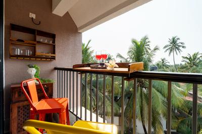 Balcony Image of 752 Sq.ft 1 BHK Apartment / Flat for sale in Candolim Goa for Rs. 15500000
