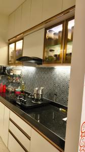 Kitchen Image of 750 Sq.ft 2 BHK Apartment / Flat for rent in Crown Lodha Quality Home Tower 2, Thane West Thane for Rs. 50000