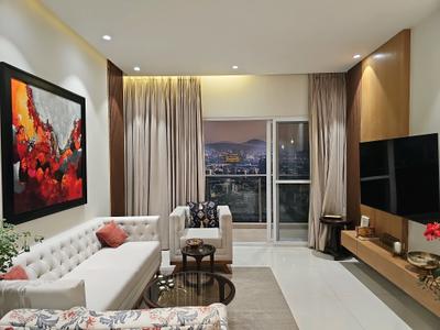 Living Room Image of 1556 Sq.ft 4 BHK Apartment / Flat for sale in Que 914, Mundhwa Pune for Rs. 13900000