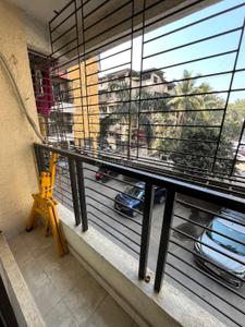 Balcony Image of 692 Sq.ft 1 BHK Apartment / Flat for rent in Om Shivam Residency, Kamothe Navi Mumbai for Rs. 21000