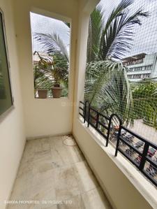 Balcony Image of 1100 Sq.ft 2 BHK Apartment / Flat for rent in Race Course Vadodara for Rs. 22000