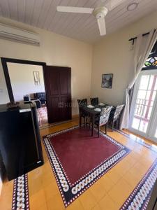 Bedroom Image of 550 Sq.ft 1 BHK Apartment / Flat for rent in Sernabatim Goa for Rs. 25000