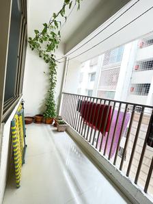 Balcony Image of 1800 Sq.ft 3 BHK Apartment / Flat for sale in Nikol Ahmedabad for Rs. 7200000