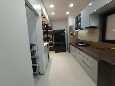 Kitchen Image of 2300 Sq.ft 3 BHK Apartment / Flat for sale in Ambli Ahmedabad for Rs. 27500000